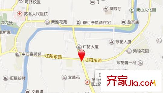 匯金廣場酒店公寓交通圖  