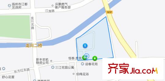 恒泰貴筑交通圖 