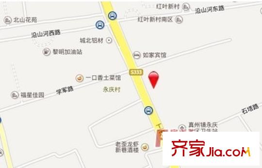花園小區(qū)交通圖 