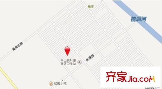 荷葉小區(qū)交通圖 