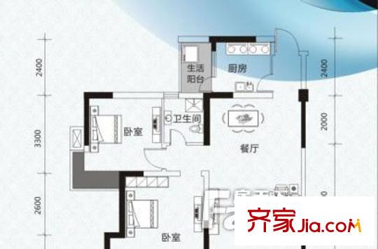 友誼花園戶型圖1
