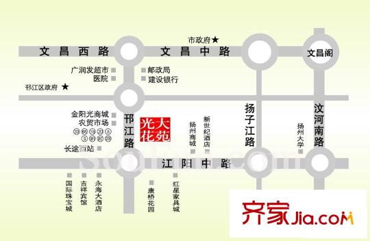 光大花苑交通圖