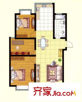 金牛灣都市花園F-1戶型