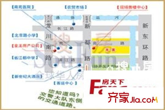 金牛灣都市花園交通圖