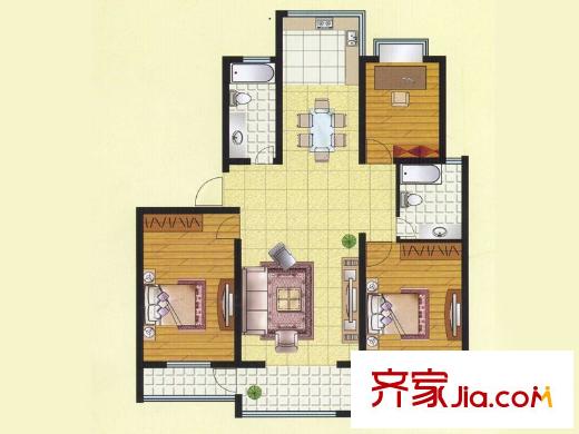 金牛灣都市花園E戶型