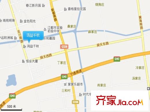 鴻益千秋交通圖