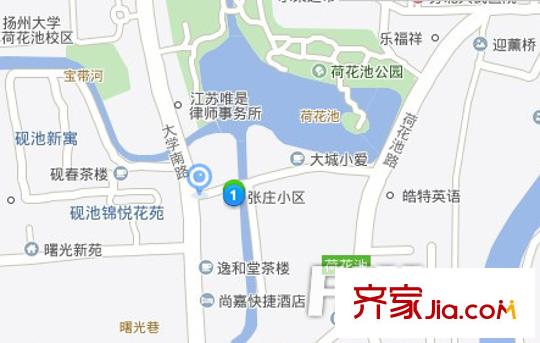 張莊小區(qū)交通圖 