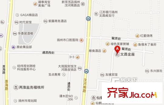 文昌金座交通圖 