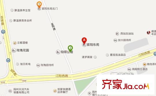 紫陽(yáng)東苑交通圖 