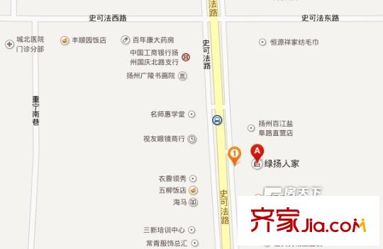 綠揚(yáng)人家交通圖  