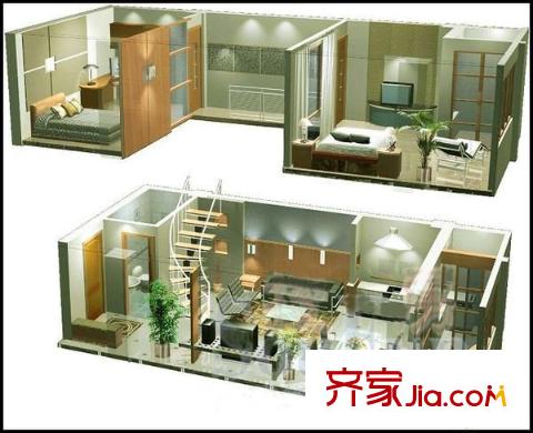 雙子星國際廣場 0室 戶型圖