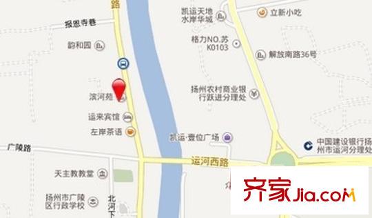 濱河花園交通圖 