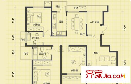 友誼花園戶型圖2