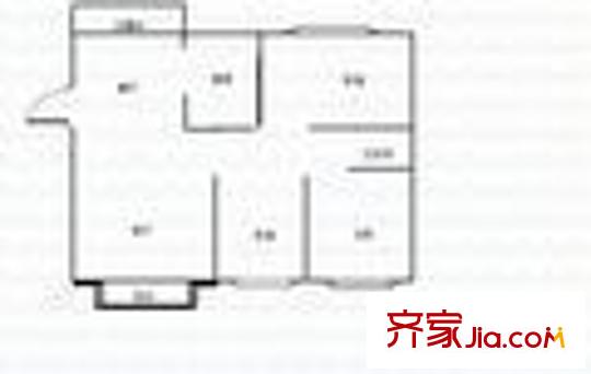 濱河花園戶型圖400068355400_s 3室2廳1衛(wèi)1廚