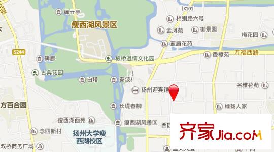 北門外大街交通圖
