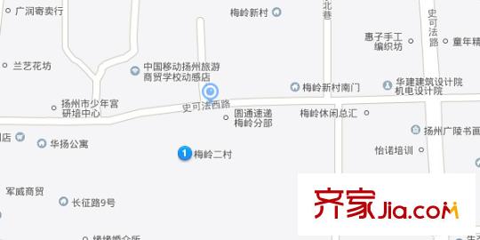 梅嶺二村交通圖 