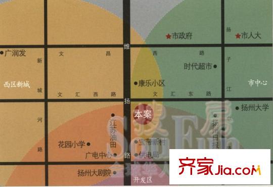 雙子星國際廣場交通圖