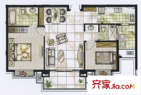 戈爾理想 戶型圖