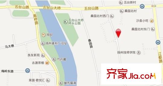 桑園新村交通圖 