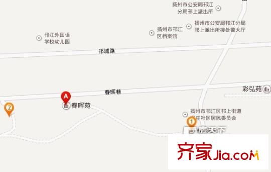 春暉苑交通圖 