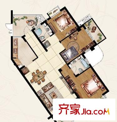 江都華豐紫郡 戶型圖