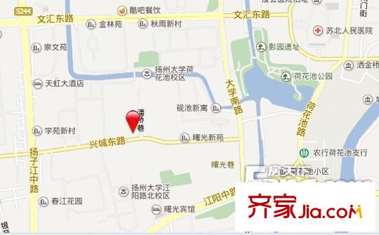 潘橋路供電局宿舍交通圖 