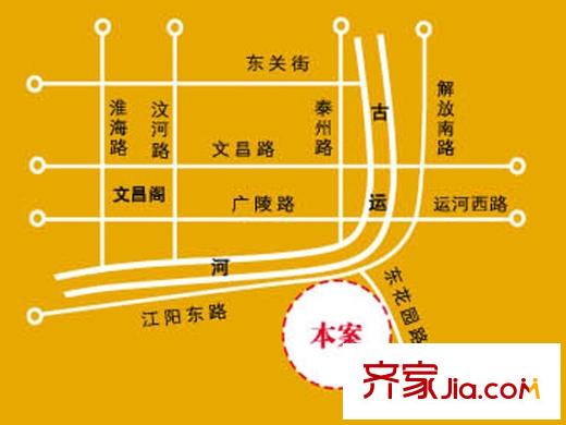 萬馬濱河城二期交通圖