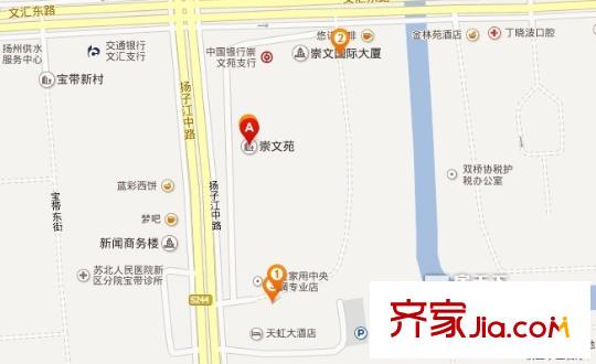 崇文苑小區(qū)交通圖 