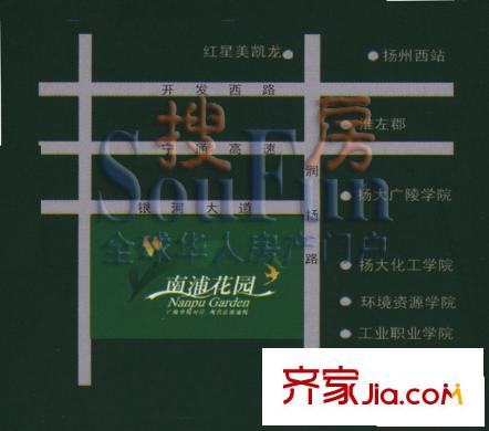 南浦花園交通圖