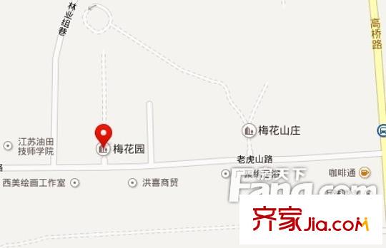 梅花園交通圖 
