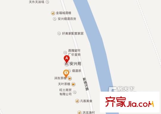安興苑交通圖 