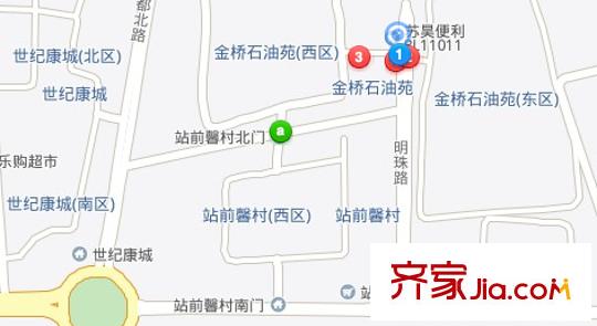 金橋石油苑交通圖外景圖