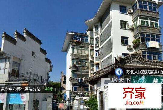 蘇北醫(yī)院宿舍外景圖 