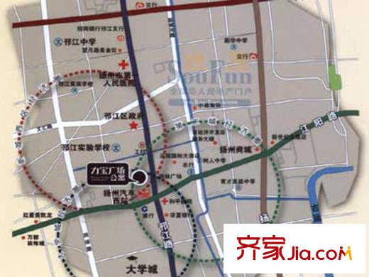 力寶頤景國際大酒店公寓交通圖