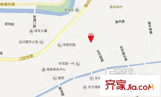 聞香花園交通圖 