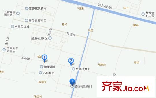 金山花園交通圖