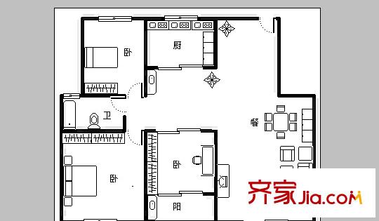 金山花園戶型圖6 