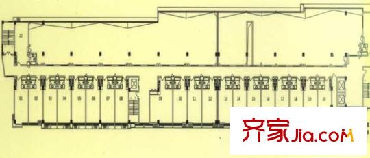 麗晶都市公寓B戶型圖B20座6F戶型 1室1廳1衛(wèi)1廚