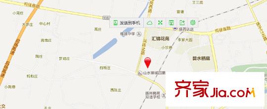 蜀秀花園交通圖