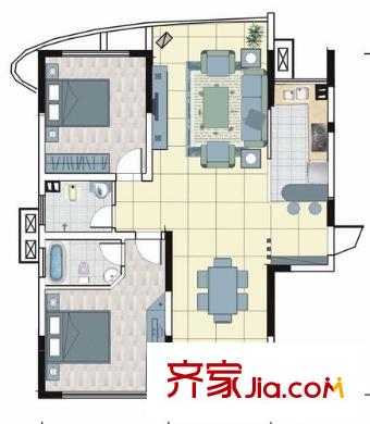 蜀秀花園戶型圖