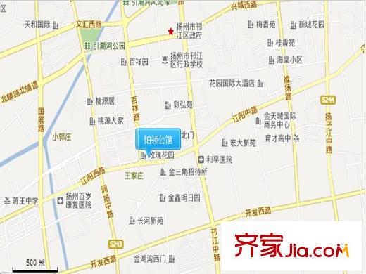 鉑領(lǐng)公館交通圖
