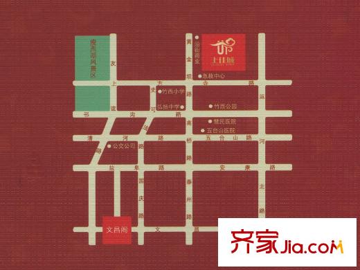 上佳城交通圖 