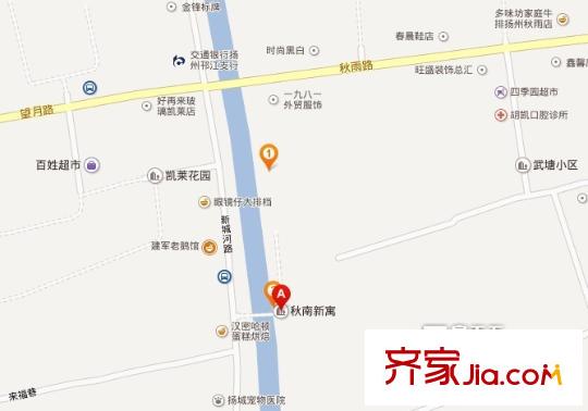 秋南新寓交通圖 