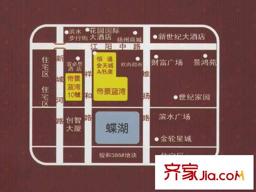 恒通帝景藍灣交通圖