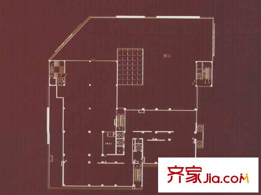 恒通帝景藍灣戶型圖五層平面戶型 