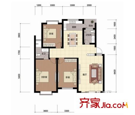 安墩新寓戶型圖[5)KB_6B6DOHHPY5]WRF207 3室