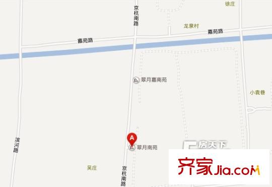 翠月嘉南苑交通圖 