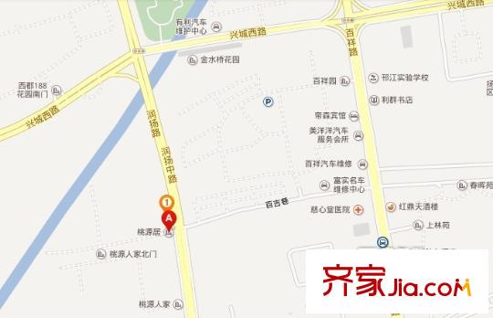 桃源居（桃源人家）交通圖 