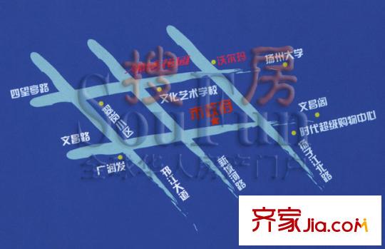 錦繡花園交通圖