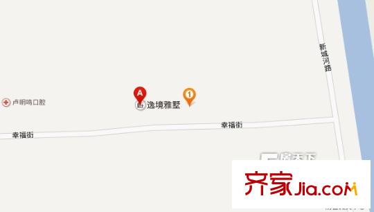 逸境雅墅交通圖